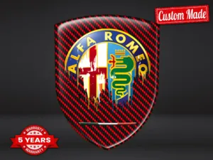 Alfa Romeo Pegatinas Automotrices Resistentes Deporte Alta Gama